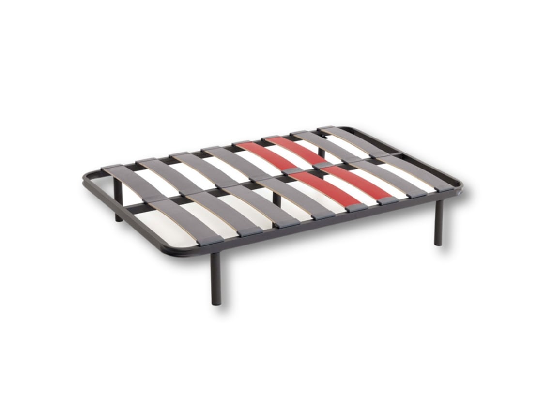 Sommier con tarima y patas de láminas 150x190 cm | Silencioso