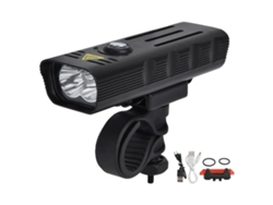 2026-luz Bicicleta 3 En 1 Multifunción Recargable Amplio Rango Compacta 4 Marchas Farol Bici Para Exterior