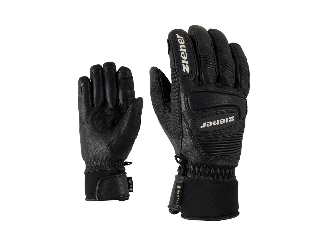 Guantes para Esquí ZIENER (Unisex - Negro - Talla 6,5)
