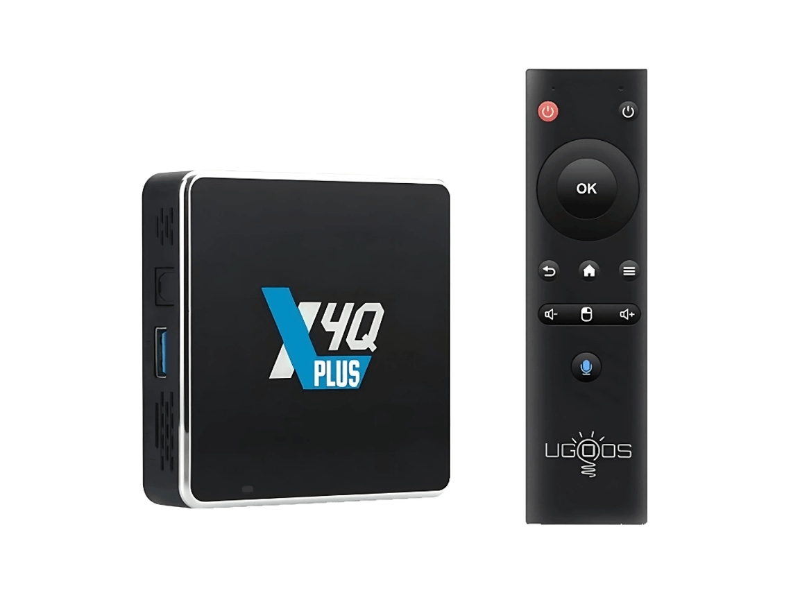 UGOOS X4Q Plus S905X4 4Gb/64Gb Doble Wifi Bluetooth Android 11 Android Tv