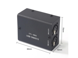 Controlador de luces LED DMX512, módulo decodificador de escenas USB con canales CD, controlador de luces compacto.