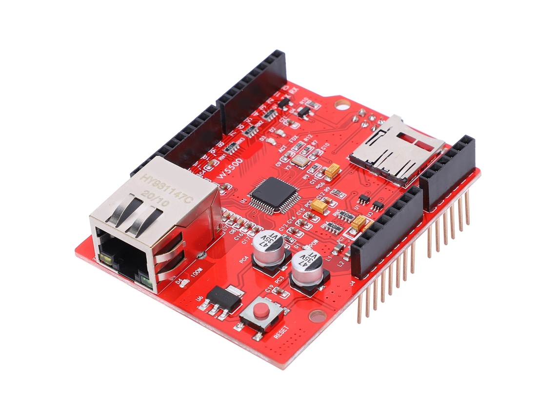 Placa De Expansión De Red Módulo W5500 Desarrollo De Placas Piezas Electrónicas Componentes Electrónicos