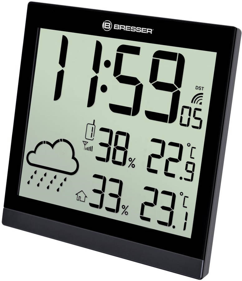 Bresser Temeotrend Jc lcd negro 7004404cm3000 reloj meteorologico trend en