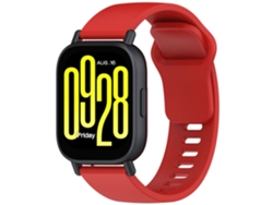 Correa para Xiaomi Redmi Watch 5 Active/Watch 5 Lite de 22 mm, color sólido, pulsera de silicona Gertiz (roja)