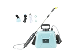 Pulverizador Eléctrico Con Mango, Recargable Por Usb, Batería De 2400 Mah, Para Jardín/hogar, Azul, 5 L