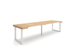 Mesa Consola extensible 300 Para 14 comensales Patas madera maciza Roble