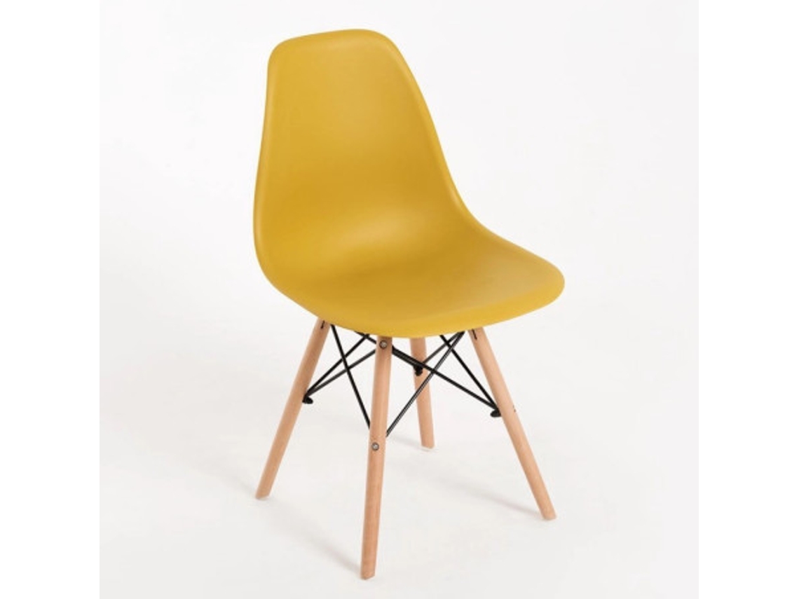 DUDECOR Silla Oslo Mostaza