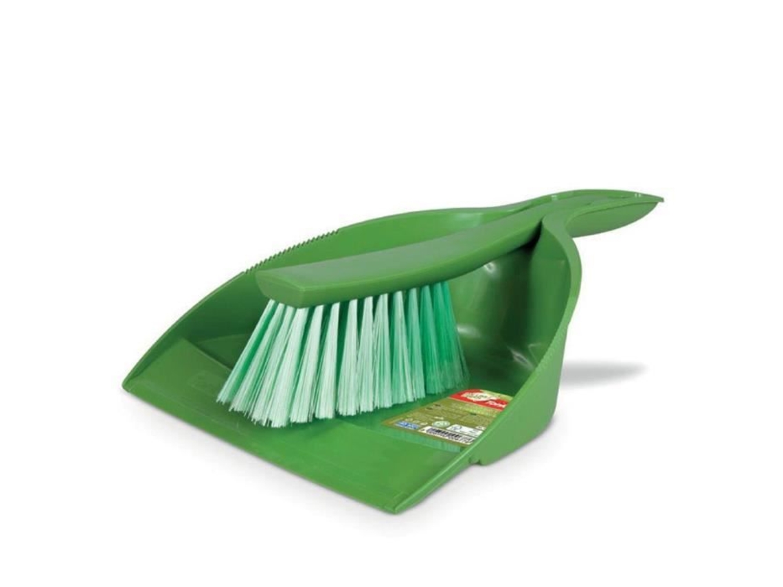 Recogedor con Escoba Enteriza Tonkita Eco Verde Tk677 100% Reciclado y Certificado ARIX