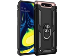 Protector de Pantalla Anel Protetora para Samsung Galaxy A80 HONGWE. Negro