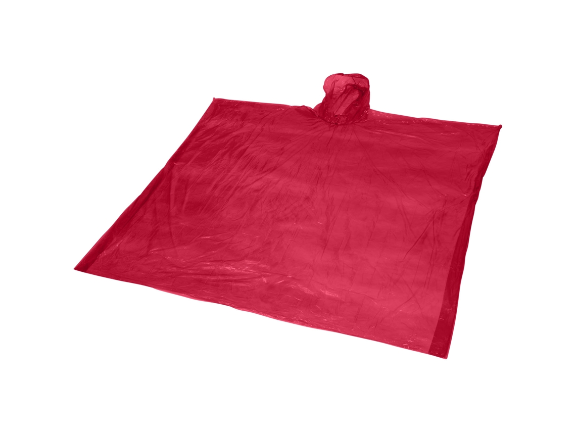 Poncho De Lluvia Desechable De Material Reciclado Con Bolsa De Almacenamiento "mayan"