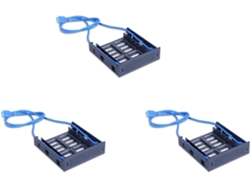 Panel De 6 Puertos Usb 3.0 Con Dispositivo/disco Duro De 3,5 Pulgadas O Ssd/hdd De 2,5 Pulgadas.