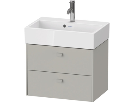 Mueble DURAVIT Brioso de baño de pared Compact 58,4 x 38,9 cm con 2 cajones incl. recorte de sifón y delantal para lavabo Vero Air 236860