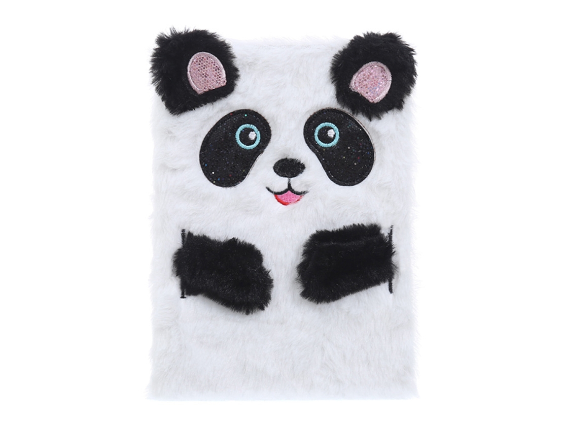 Cuaderno de peluche con dibujos animados para estudiantes
