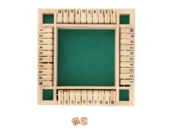 -juego De Dados De Madera Tablero Números Para Niños Adultos Juguete De Entretenimiento Suministros