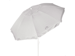 Aktive Sombrilla De Playa 8 Varillas 220 Cm Beige Inclinable Uv50
