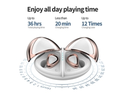 Auriculares Yizhood True Wireless Bluetooth Blanco