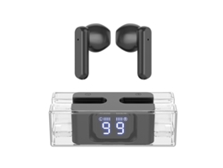 Auriculares Bluetooth True Wireless SEMD Pantalla digital Bt5.3 Negro