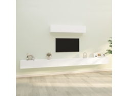 Set De Muebles Para Tv 6 Uds | Armario Para Tv | Gabinete De Tv Madera Contrachapada Blanco