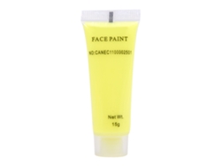 Pintura corporal fluorescente y brillante