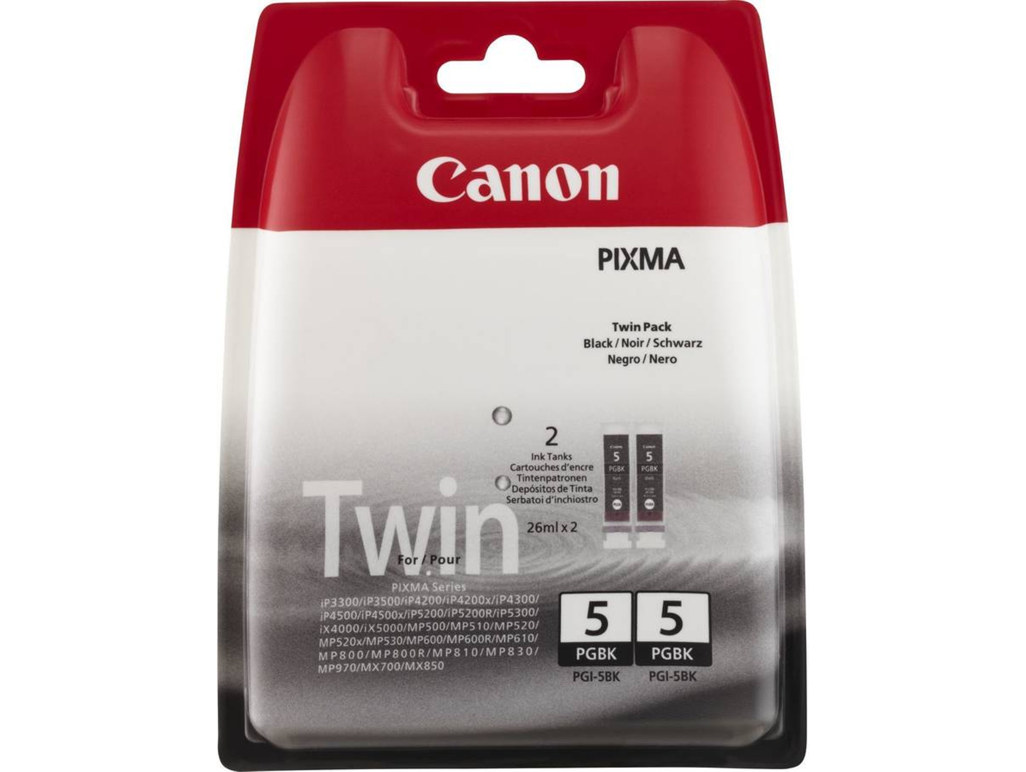 Pack Cartuchos de tinta Original CANON CANON PGI-5 Negra