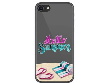 Carcasa iPhone SE 2020 TUMUNDOSMARTPHONE Dibujos Transparente Multicolor