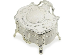 Lujoso Joyero Vintage De Aleación De Metal Para Anillos, Regalo De Navidad, Cumpleaños, Tamaño Mediano.
