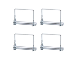 Pin De Bloqueo De Eje Galvanizado 3/8" 4pcs Para Remolques Jardín Agricultura