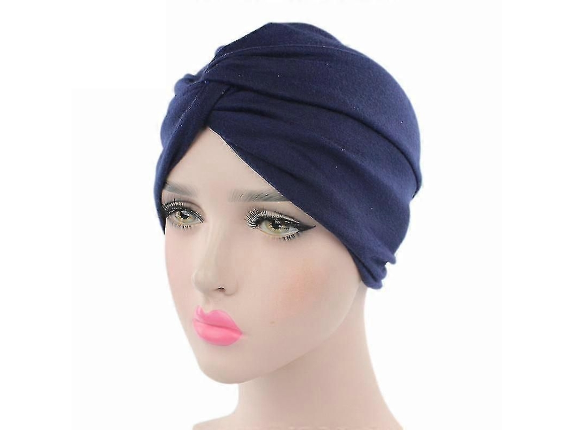 2026-pañuelo De Cabeza Musulmana Para Mujer Estilo Envolvente Color Sólido Verano Poliéster