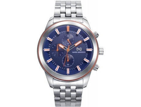 Reloj MARK MADDOX Hombre (Acero - Plateado)