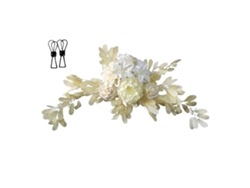 Guirnalda De Flores Artificiales De Seda De 60x25 Cm, Decoración Floral, Letrero De Bienvenida Para Bodas
