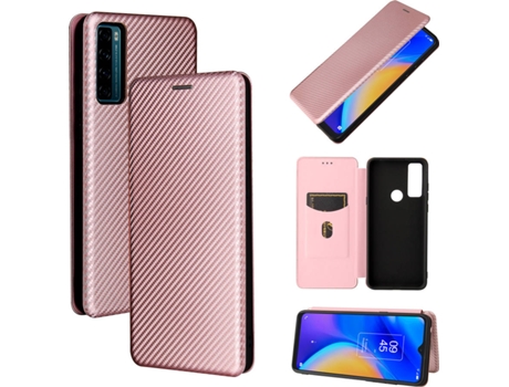 Carcasa TCL 20 SE Tough Carbon Rosa
