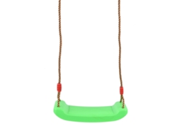 Columpio Infantil Verde De 44x16,5 Cm, De Polietileno, Para Interior Y Exterior.