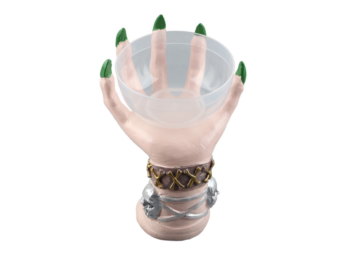 Bol Para Aperitivos Con Forma De Mano De Bruja De Halloween, Soporte Decorativo De Resina Para Mesa De Fiesta De Navidad