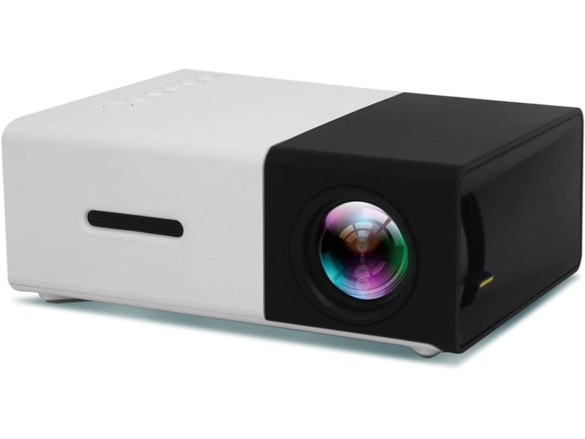 Proyector doméstico, con batería, HD 1080p, compatible con USB, AV y tarjetas SD, mini y portátil, con enchufe estándar europeo. Tommy01