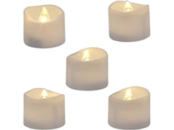 Omni-velas Led Sin Llama Operadas Por Batería, 12 Piezas, Seguro Para Niños Y Mascotas, Ideal Para Decoraciones Románticas Y Fiestas