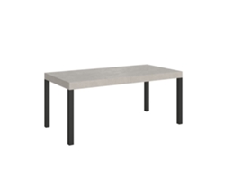 Mesa extensible Everyday Cashmere 200/304x90 cm con patas antracita Itamoby