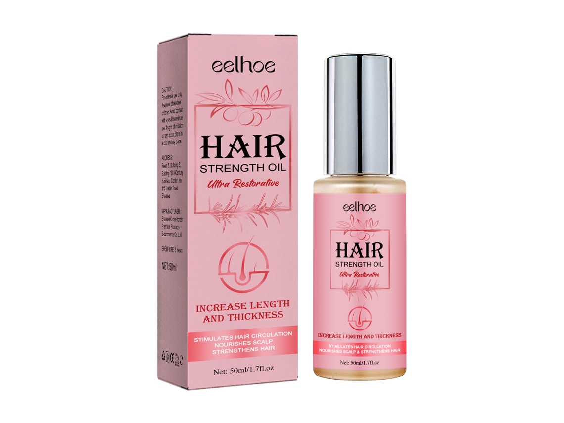Aceite esencial de anguila para aumentar el volumen del cabello, nutrir las raíces, repararlo y prevenir la caída del cabello.