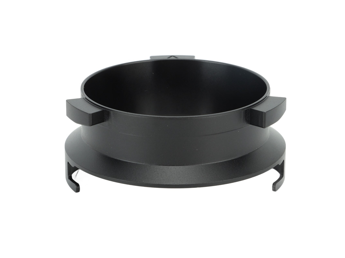 Anillo Dosificador De Café De 51 Mm Con Embudo Sin Mango, Aleación De Aluminio Para Delonghi Series 9 9335 9155 9355 9665 Negro