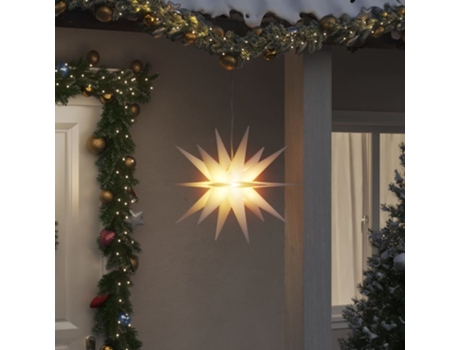 MAISON EXCLUSIVE - Lámpara de Navidad con LED plegable blanca 57 cm