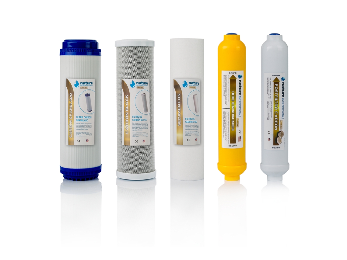 PACK 5 FILTROS OMOSIS INVERSA GOLD