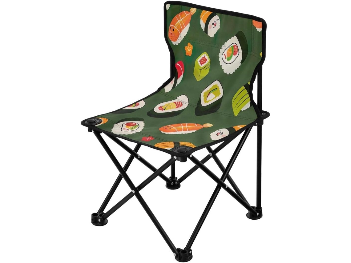 Silla Plegable De Camping Con Resistente Duradera Portátil Fácil Instalar
