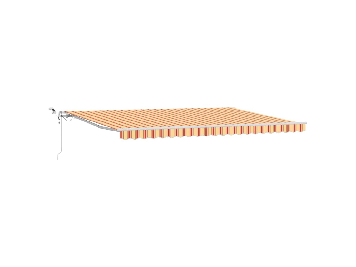 Maison Exclusive - Toldo Retráctil Amarillo Y Naranja 500 X 300 Cm