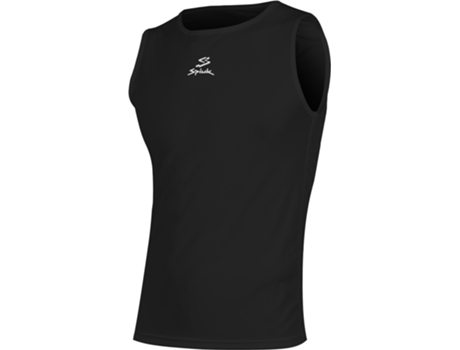 Camiseta de Hombre SPIUK SPORTLINE Sin Mangas Anatomic Tecido Negro (S)