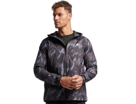 Abrigo Impermeable para Hombre SUPERDRY (XL - Poliéster - Rosa)