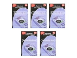 5 Peças Adesivos Anti-radiação 5g Emf Para Celular Laptop Tablet Com Proteção Contra Radiação