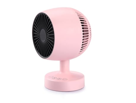 Calefactor Eléctrico TRUMSHOP para Uso Doméstico Portátil Rosa