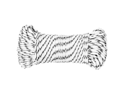 Cuerda Para Barco Trenzada Poliéster Blanco 4 Mmx25 M