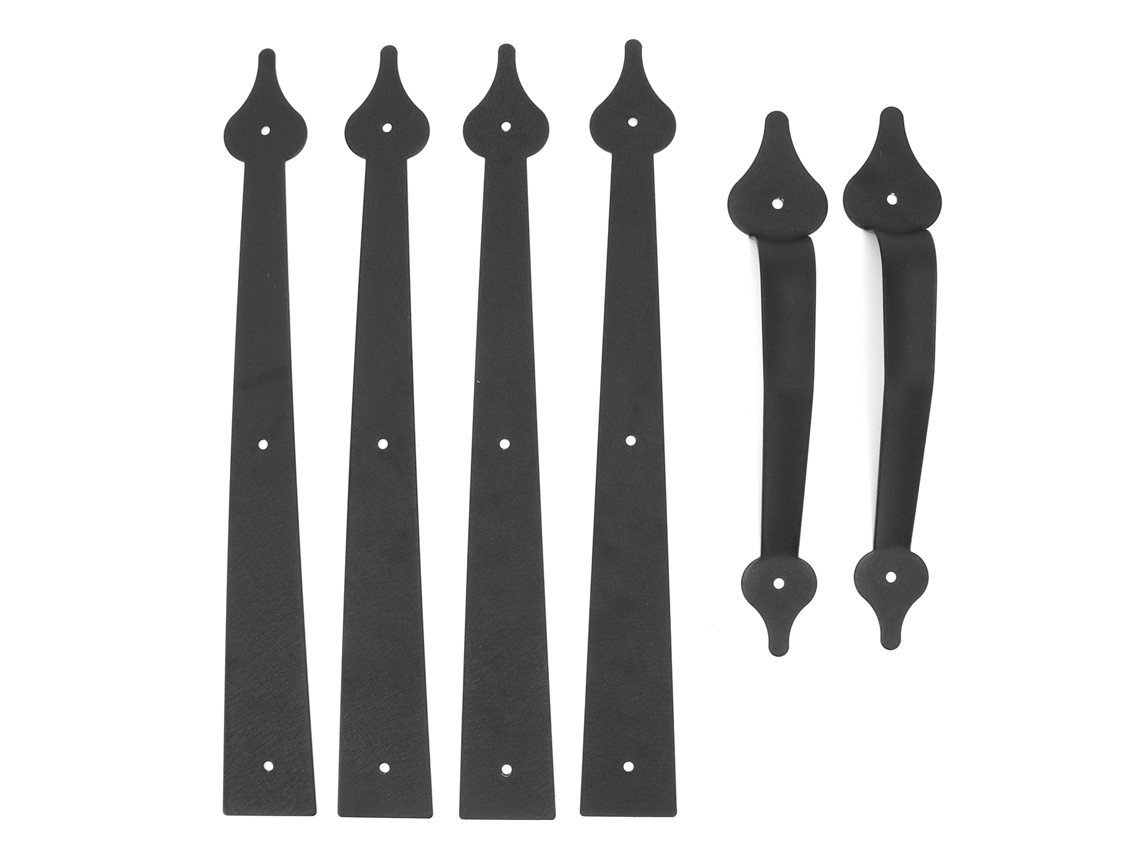 Manija Decorativa De Acero Al Carbono Para Puerta De Garaje Con Bisagra - Home Hardware