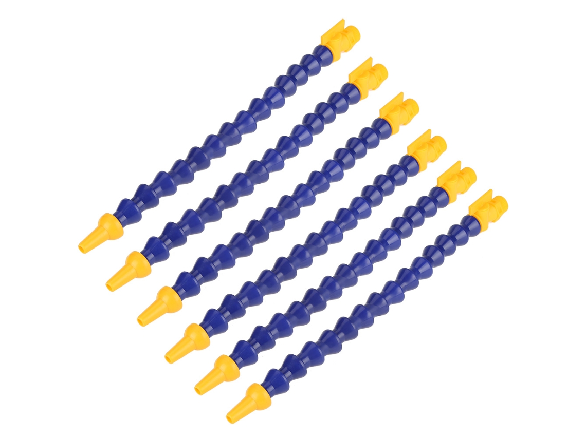 2026velora-6pcs Manguera Flexible De Refrigerante De Plástico Con Hilo 1/2bspt Y Válvula Para Tornos Cnc