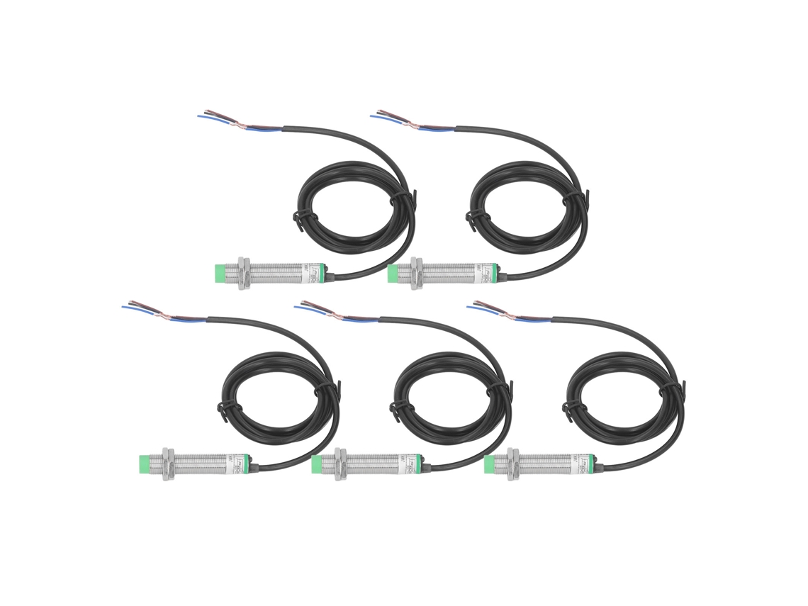 Yncm2026-5pcs Sensor De Proximidad Inductivo Interruptor No Npn M12 6-36vdc Sin Contacto